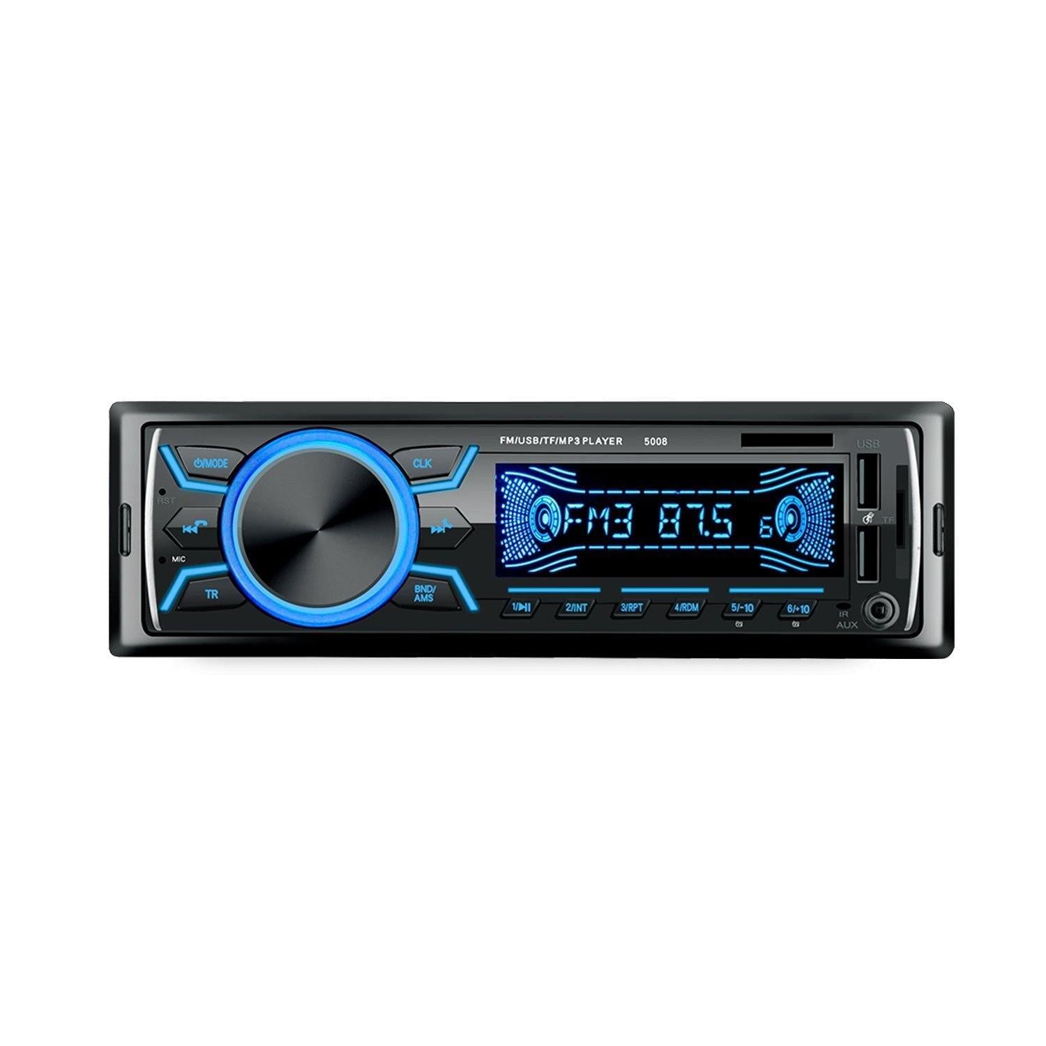 Great Audio Systems Multimedia Head Unit - Single Din, Bluetooth Audio and Hands-Free Calling, Built-in Microphone, MP3 Player,  AUX and USB Port, AM/FM Radio Receiver - | TRANSFORM, STARTS HERE | Easy . Economic . Energetic