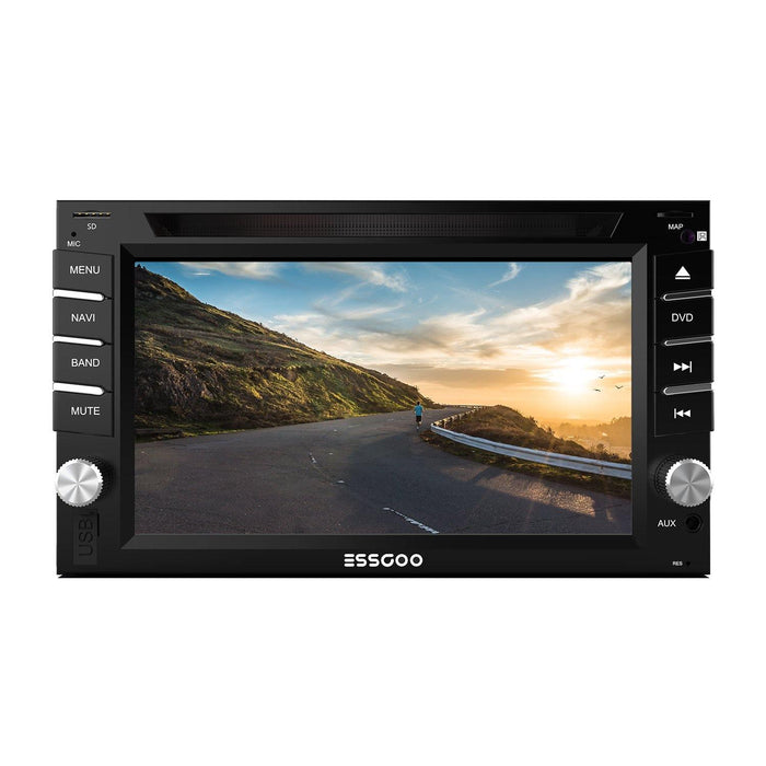 Car CD And DVD Stereo With Backup Camera And Radio GPS Bluetooth Touch Screen