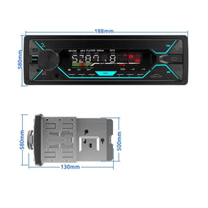 12V 60W In Dash Head Unit Bluetooth FM Radio LCD Screen Audio Radio USB - | TRANSFORM, STARTS HERE | Easy . Economic . Energetic