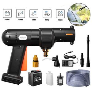 Cordless Pressure Washer Gun  Electric Portable Battery Powered High Cleaner - | TRANSFORM, STARTS HERE | Easy . Economic . Energetic