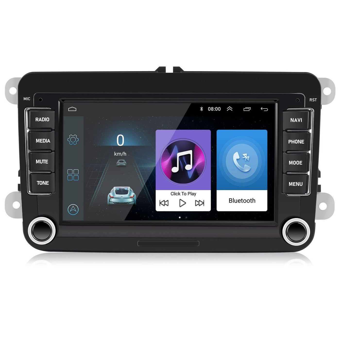 Android Car Multimedia Audio Player | 7 Inch Double Din Universal Head Unit | For VW GOLF 5 PASSAT Caddy – ESSGOO