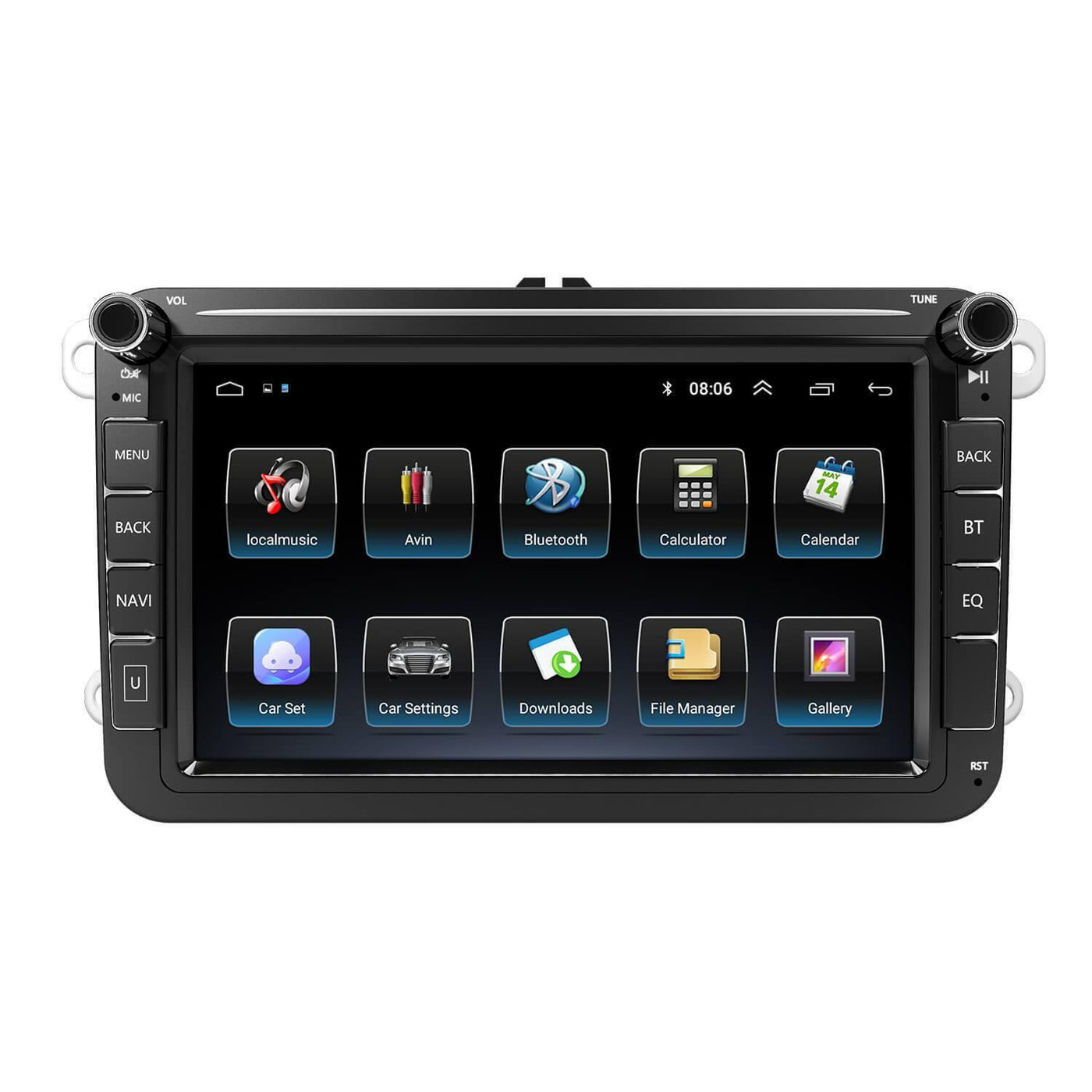 ESSGOO AR8002  Volkswagen Android Auto Radio Stereo 8-inch Multimedia Car  Player Hight Sat Nav