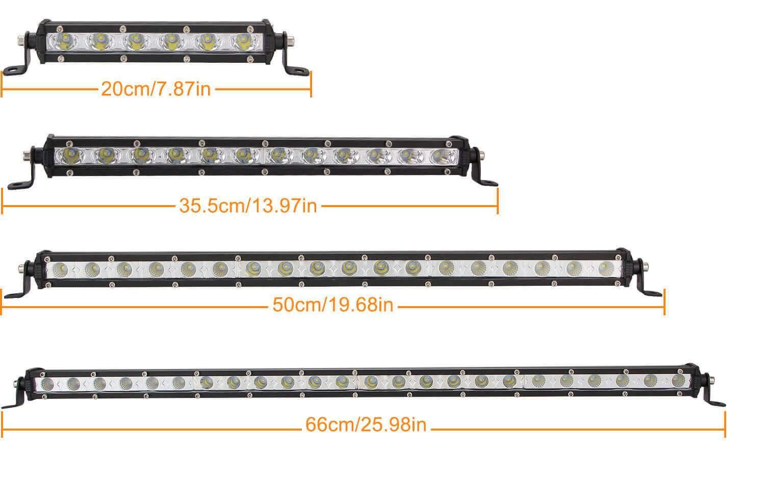 ESSGOO Work Light Bar Auto Off-Road Work Lamp Bar For Car Truck SUV ATV Pickup Roof Bumper - | TRANSFORM, STARTS HERE | Easy . Economic . Energetic