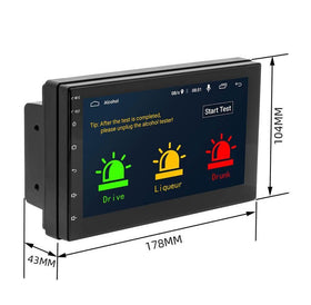 Alcohol Testing Car Radio Android System | WiFi Multimedia Video Player Stereo GPS Bluetooth Audio | ESSGOO AR7001 - | TRANSFORM, STARTS HERE | Easy . Economic . Energetic