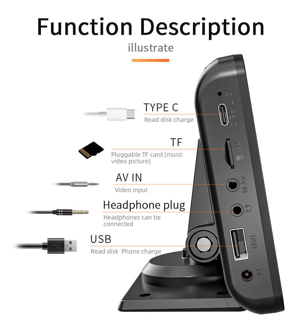 Wireless CarPlay & Android Auto 7'' Touchscreen Multifunction Car Player | ESSGOO - | TRANSFORM, STARTS HERE | Easy . Economic . Energetic