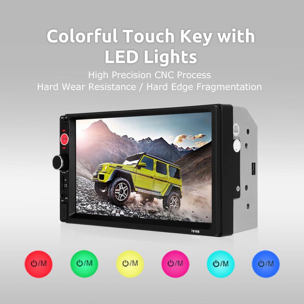 ESSGOO FR7002 | Car Stereo HD 7" Touch Screen Radio MP5 Player With BT AUX Linking - | TRANSFORM, STARTS HERE | Easy . Economic . Energetic