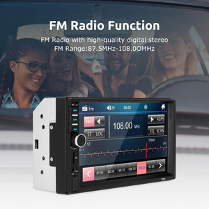 ESSGOO FR7018 | Car Multimedia Stereo System Android Double DIN Radio Bluetooth Camera - | TRANSFORM, STARTS HERE | Easy . Economic . Energetic