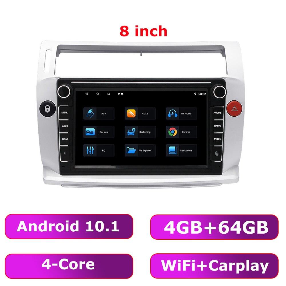 ESSGOO Car Radio 2 din Android 10.1 For Citroen C4 C-Triomphe C-Quatre 2004-2009 Carplay Multimedia Player Autoradio Stereo Wifi - | TRANSFORM, STARTS HERE | Easy . Economic . Energetic