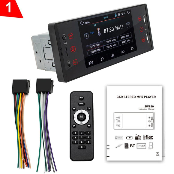 ESSGOO Car Radio Bluetooth MP5 Player 1 Din IPS Screen Autoradio Stereo Mirrorlink FM Radios Charging Support Rear View Camera - | TRANSFORM, STARTS HERE | Easy . Economic . Energetic