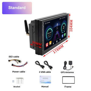 ESSGOO Autoradio Android 10 Car Stereo 7 inch 2 din Radio WIFI BT 2.5D IPS Touch Screen GPS Navigation For Nissan Toyota - | TRANSFORM, STARTS HERE | Easy . Economic . Energetic