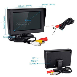 ESSGOO 4.3/5 inch Parking Rearview Car Monitors TFT LCD Car Rear View Monitor Display System For Backup Reverse Camera - | TRANSFORM, STARTS HERE | Easy . Economic . Energetic