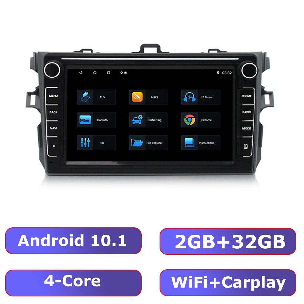 ESSGOO 2 Din Android 10.1 Car Radio Multimedia Player For Toyota Corolla 2008-2013 Autoradio Stereo GPS Navigation 4G+64G DSP - | TRANSFORM, STARTS HERE | Easy . Economic . Energetic