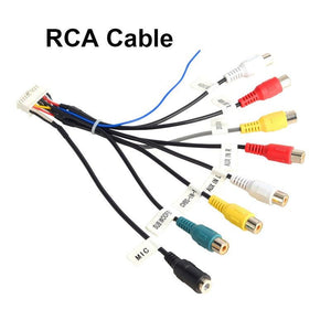 ESSGOO RCA Cable For Android Radio Subwoofer Output Wires MIC Interface line 3.5mm Microphone Cable Universal For Car Radio - | TRANSFORM, STARTS HERE | Easy . Economic . Energetic