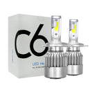 LED Head Light C6 series Kit H4 H7 6000K White Fog Light Bulbs Bright High or Low Beam - | TRANSFORM, STARTS HERE | Easy . Economic . Energetic