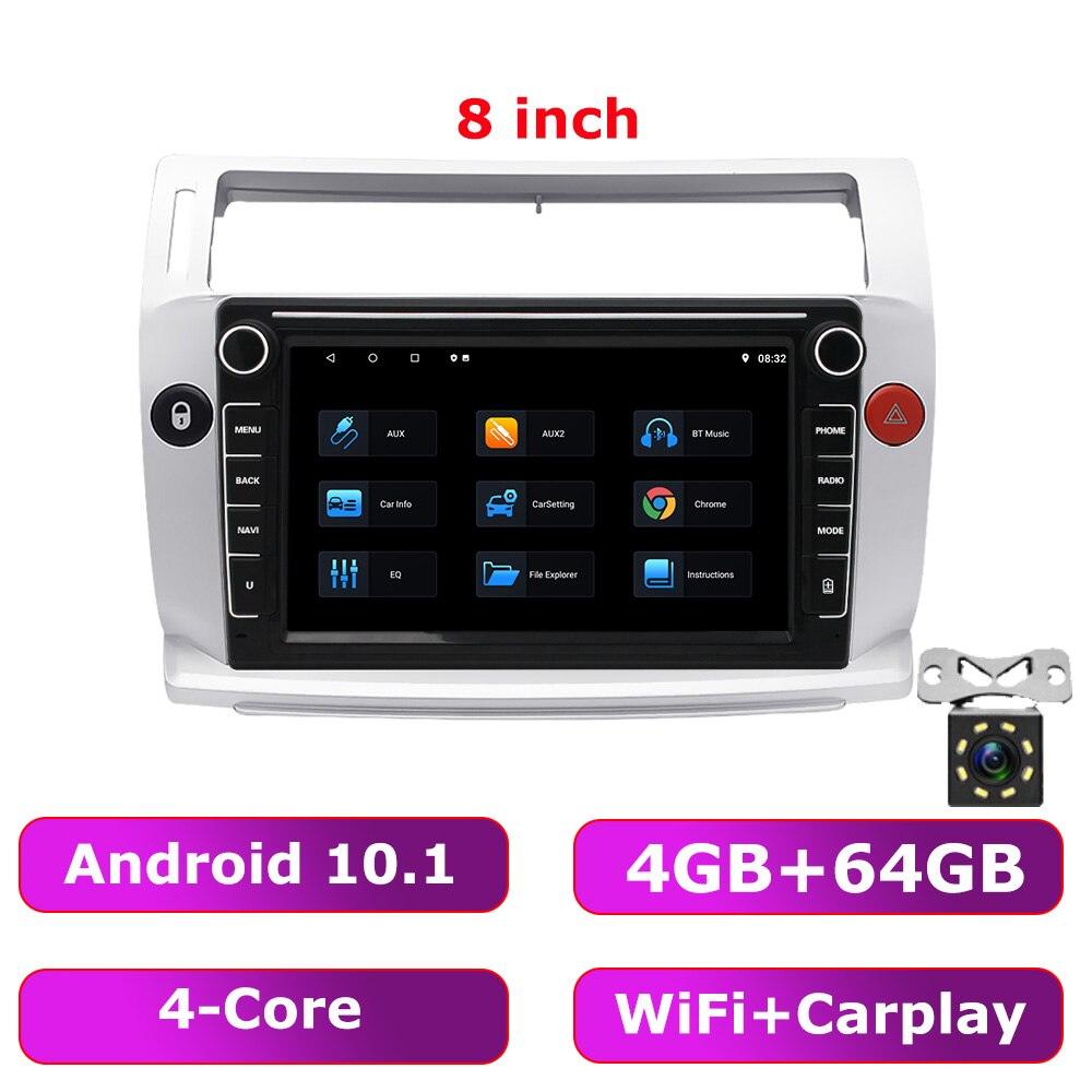 ESSGOO Car Radio 2 din Android 10.1 For Citroen C4 C-Triomphe C-Quatre 2004-2009 Carplay Multimedia Player Autoradio Stereo Wifi - | TRANSFORM, STARTS HERE | Easy . Economic . Energetic