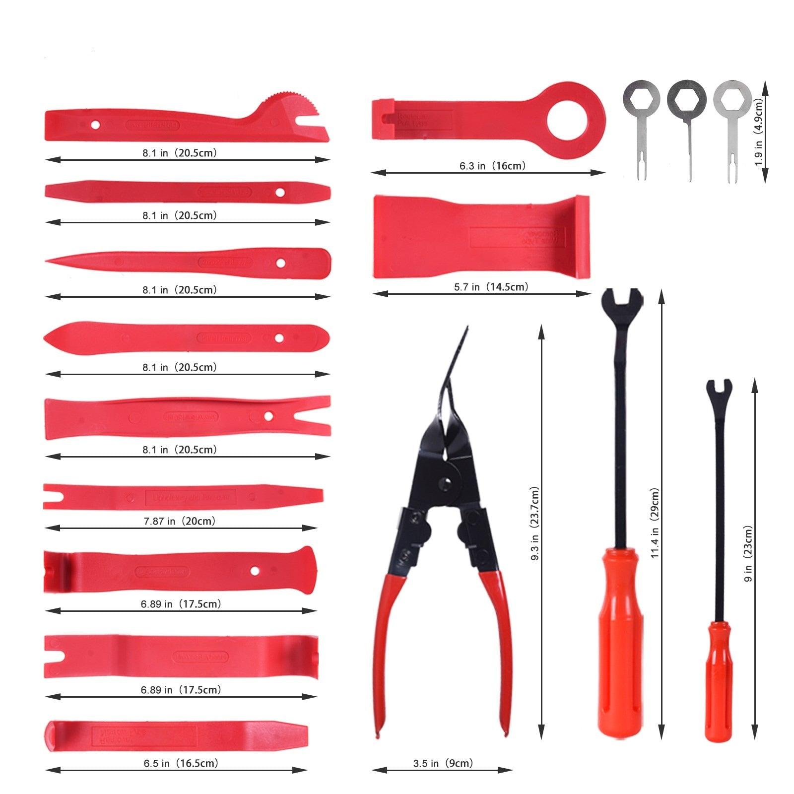 ESSGOO Trim Removal Tool Kit Car Audio Disassembly Hand Tool Kit Interior Door Trim Panel Removal Hand Tool Repair Set 41PCS - | TRANSFORM, STARTS HERE | Easy . Economic . Energetic