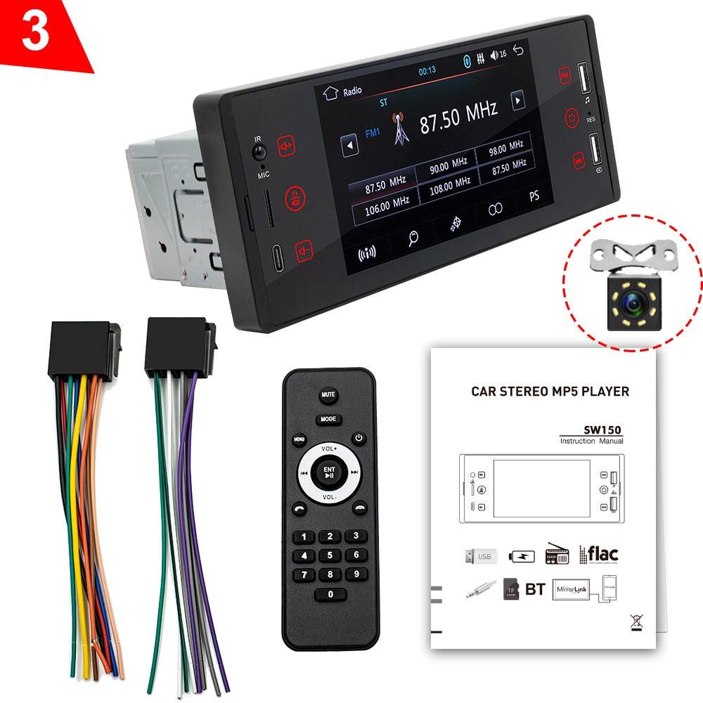 ESSGOO Car Radio Bluetooth MP5 Player 1 Din IPS Screen Autoradio Stereo Mirrorlink FM Radios Charging Support Rear View Camera - | TRANSFORM, STARTS HERE | Easy . Economic . Energetic