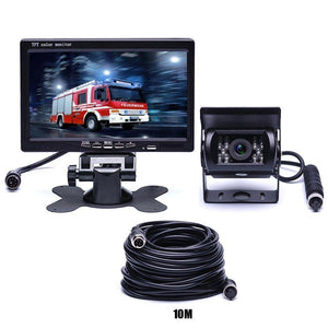 7‘’ LCD Car Monitor Reversing Camera 4 Pin 12V / 24V Reversing Kit for Truck Bus Van Parking Backup Display Rearview Camera - | TRANSFORM, STARTS HERE | Easy . Economic . Energetic
