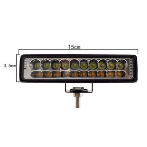 6-Zoll-LED-Arbeitslicht 60W Kombi-Gelb-Weiß-Flut-Arbeitslicht IP68