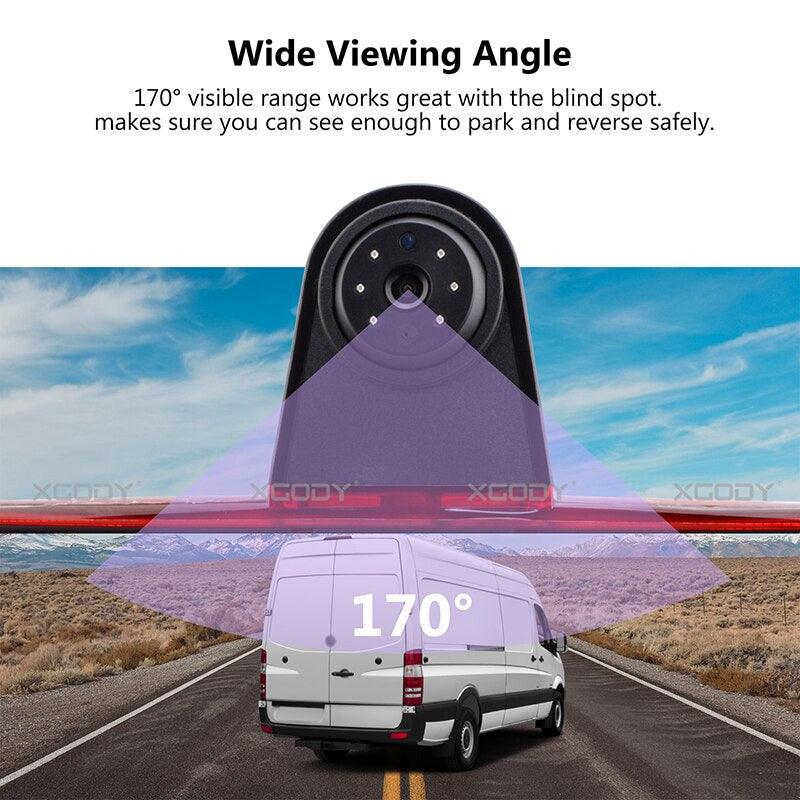 ESSGOO Reversing Camera Brake Light Night Vision - | TRANSFORM, STARTS HERE | Easy . Economic . Energetic