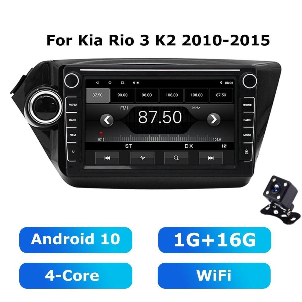 ESSGOO Car Radio 2 Din Android 10 For Kia Rio 3 K2 2010-2015 Autoradio Stereo GPS Navigation Multimedia Player Carplay DSP 4+64G - | TRANSFORM, STARTS HERE | Easy . Economic . Energetic