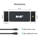 USB Car DAB Antenna Digital Broadcast DAB + Radio Box Receiver Adapter for Android Car Radio Applicable For Europe Australia - | TRANSFORM, STARTS HERE | Easy . Economic . Energetic