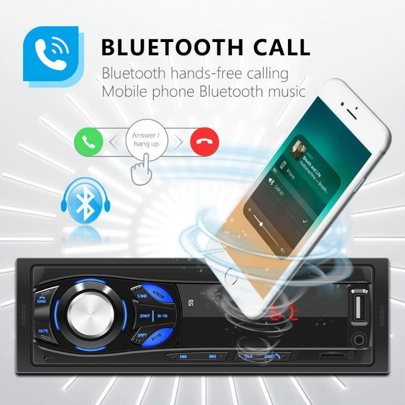 ESSGOO 1 Din Car Radio Bluetooth Car Stereo LED Screen FM Aux Input Mp3 USB  AUX IN FM Auto Radio 1din Car Player Phone Charging