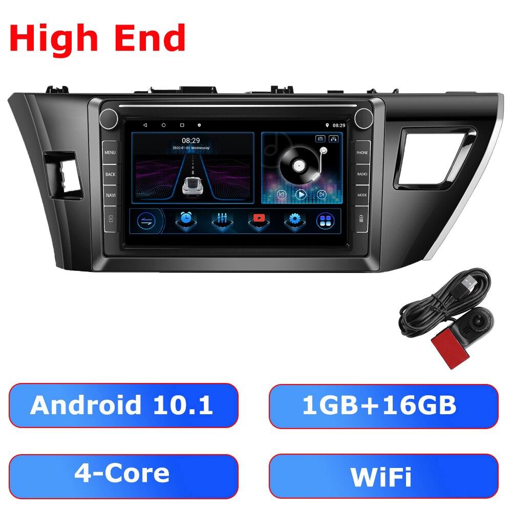 ESSGOO 10.1 Car Radio 2 Din Android 9.1 Multimedia Player Autoradio For  Toyota Corolla 2014-2016 Auto Stereo GPS Navigation