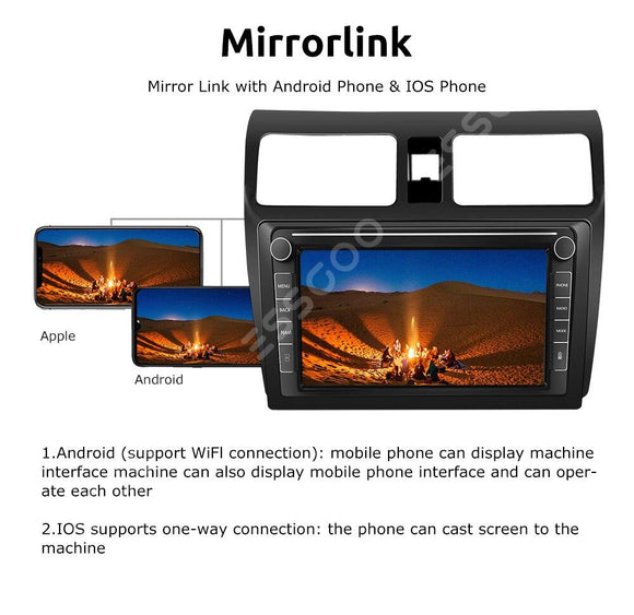 ESSGOO 2G 32G Carplay Android 10 Car Radio 2 Din For Suzuki Swift 2004-2010 Multimedia Player Autoradio Stereo GPS Navigation - | TRANSFORM, STARTS HERE | Easy . Economic . Energetic