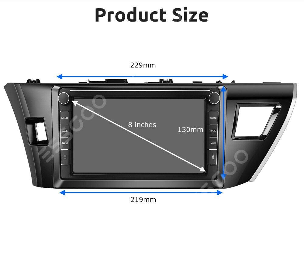 ESSGOO 10.1" Car Radio 2 Din Android 9.1 Multimedia Player Autoradio For Toyota Corolla 2014-2016 Auto Stereo GPS Navigation - | TRANSFORM, STARTS HERE | Easy . Economic . Energetic