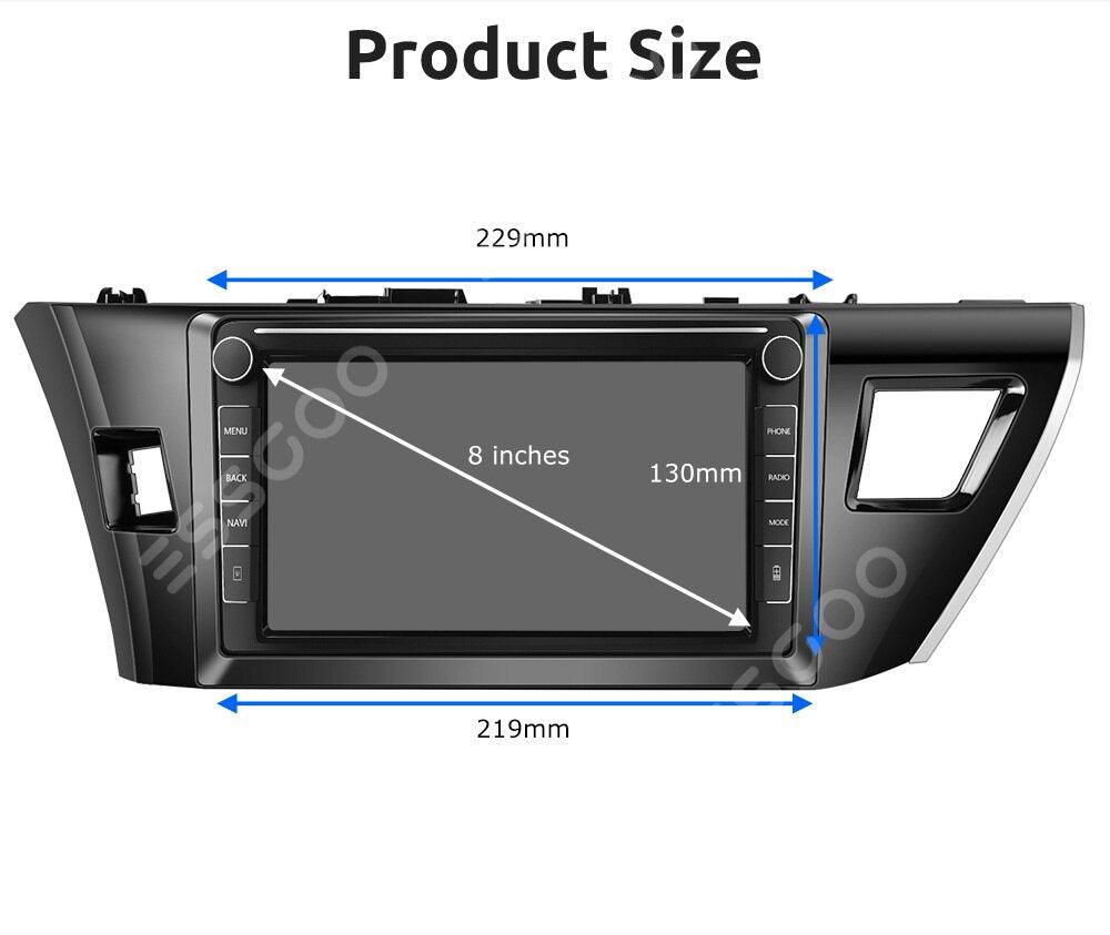 Factory GPS Navigation Autoradio 2DIN Car Audio Video Player HD