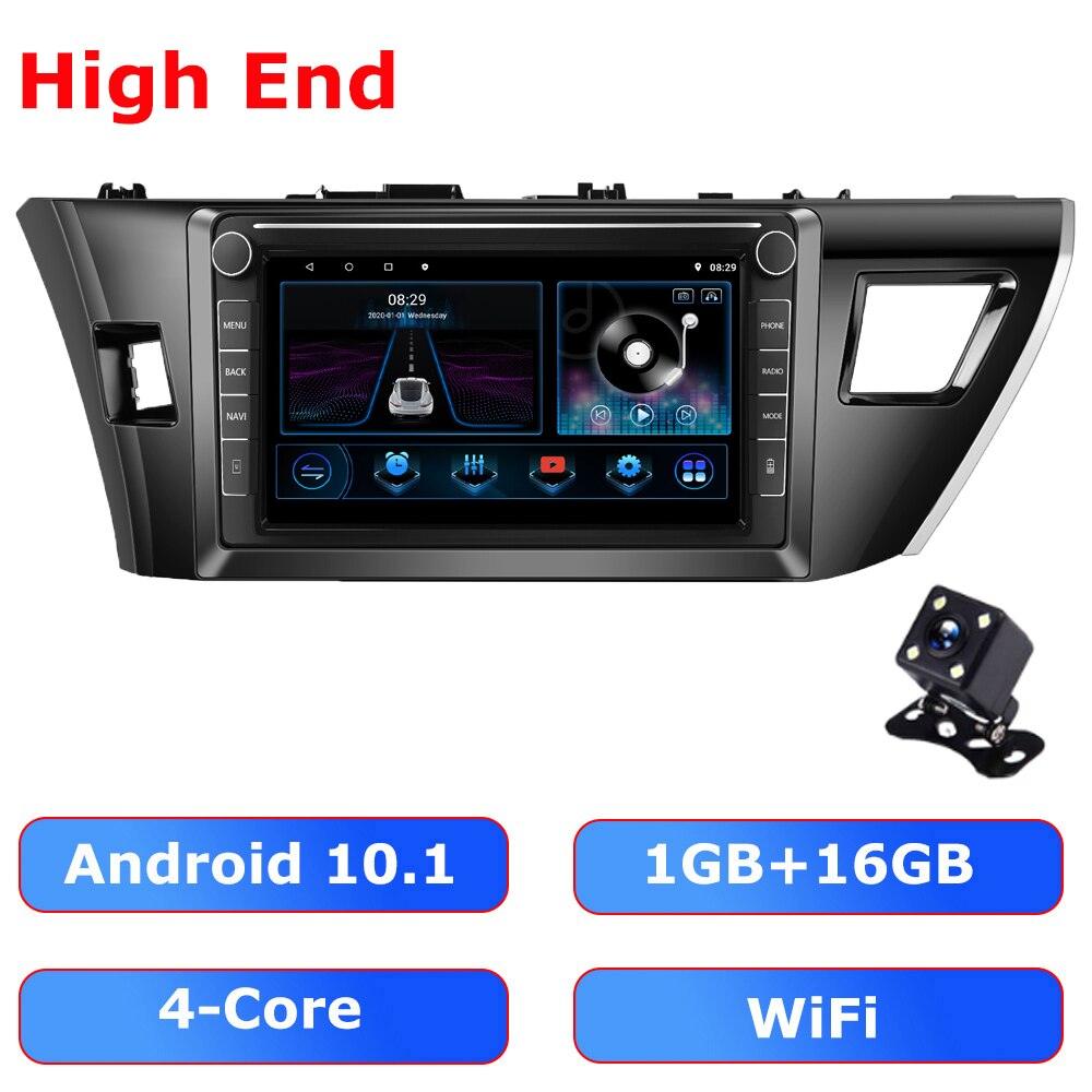 ESSGOO 10.1 Car Radio 2 Din Android 9.1 Multimedia Player Autoradio For Toyota  Corolla 2014-2016 Auto Stereo GPS Navigation
