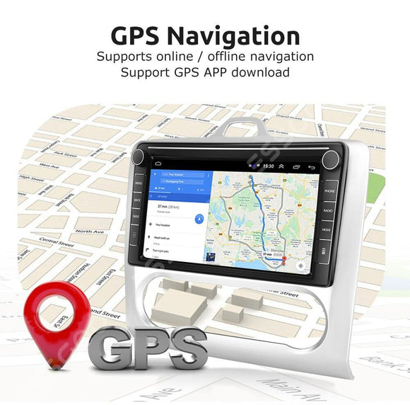 ESSGOO Android 10.0 Car Radio Carplay 2G+32G DSP For Ford Focus 2 Mk2 2006-2014 GPS Navigation 2 Din Stereo Multimedia Player - | TRANSFORM, STARTS HERE | Easy . Economic . Energetic