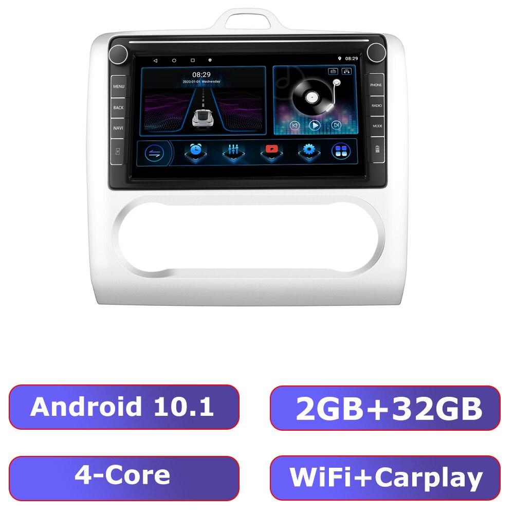 ESSGOO Android 10.0 Car Radio Carplay 2G+32G DSP For Ford Focus 2 Mk2 2006-2014 GPS Navigation 2 Din Stereo Multimedia Player - | TRANSFORM, STARTS HERE | Easy . Economic . Energetic