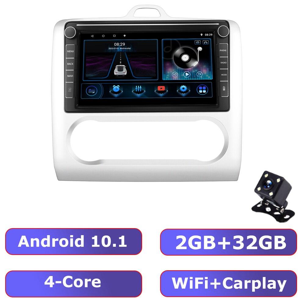 ESSGOO Android 10.0 Car Radio Carplay 2G+32G DSP For Ford Focus 2 Mk2 2006-2014 GPS Navigation 2 Din Stereo Multimedia Player - | TRANSFORM, STARTS HERE | Easy . Economic . Energetic