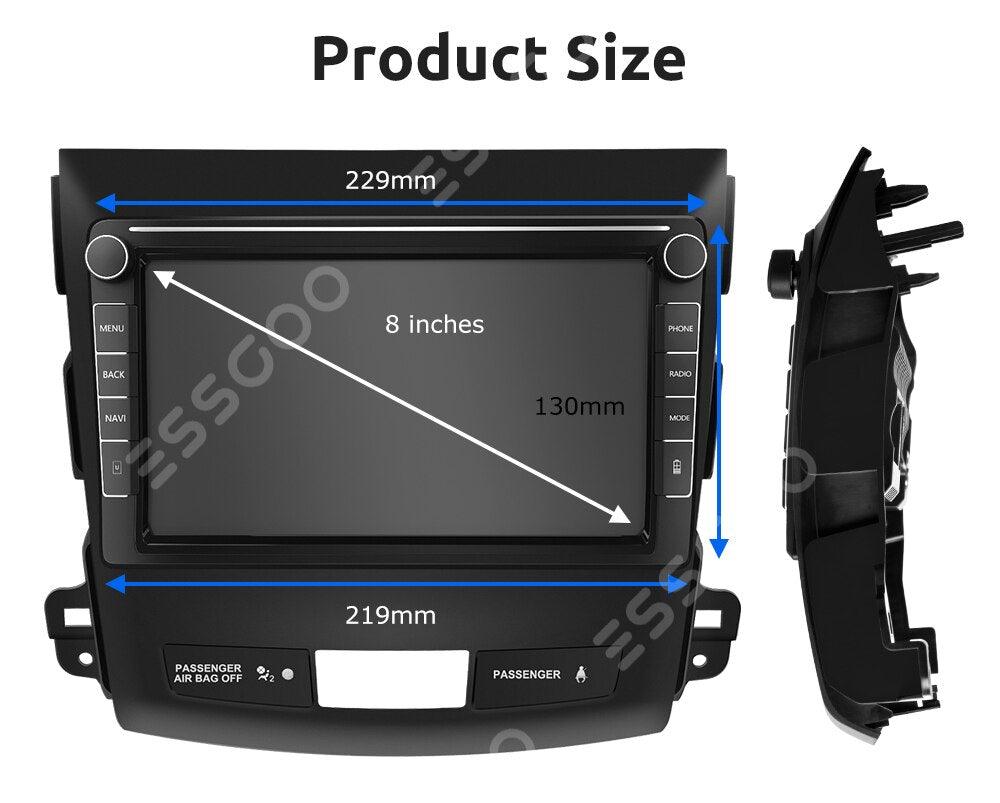 ESSGOO Android 10 Car Radio Carplay Android Auto Multimidia Player For Mitsubishi Outlander 2006-2015 Autoradio 2 Din Stereo - | TRANSFORM, STARTS HERE | Easy . Economic . Energetic