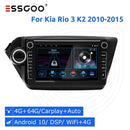 ESSGOO Car Radio 2 Din Android 10 For Kia Rio 3 K2 2010-2015 Autoradio Stereo GPS Navigation Multimedia Player Carplay DSP 4+64G - | TRANSFORM, STARTS HERE | Easy . Economic . Energetic
