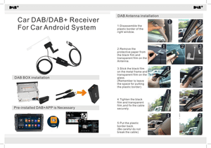 ESSGOO Universal DAB Box Car Radio Receiver Kit Digital Audio Broadcast - | TRANSFORM, STARTS HERE | Easy . Economic . Energetic