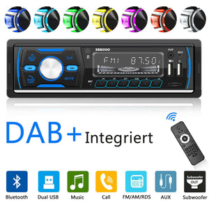 ESSGOO D1 | Audio Systems Multimedia Car Stereo Single Din MP3 Player DAB AUX AM Radio - | TRANSFORM, STARTS HERE | Easy . Economic . Energetic