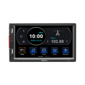 Double Din Car Receiver 7 Inch HD Touch Screen Digital Player Mirror Link With Cam - | TRANSFORM, STARTS HERE | Easy . Economic . Energetic