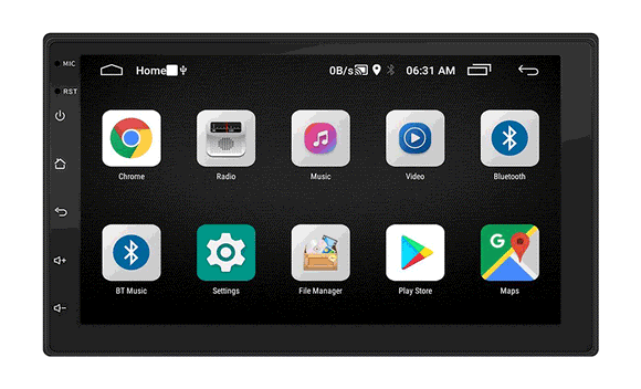 ESSGOO AR7001 | Car Head Unit Android 10 Autoradio Mit Bluetooth GPS Navigation MP3 And Video Stereo - | TRANSFORM, STARTS HERE | Easy . Economic . Energetic