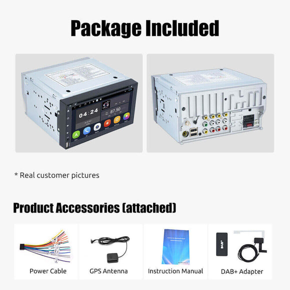 ESSGOO Android 10 Autoradio DAB+ DVD CD Player Bluetooth Navi USB Doppel DIN